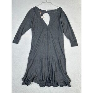 Free People Ruffle Me‎ Up Sweater Dress, Size L New
